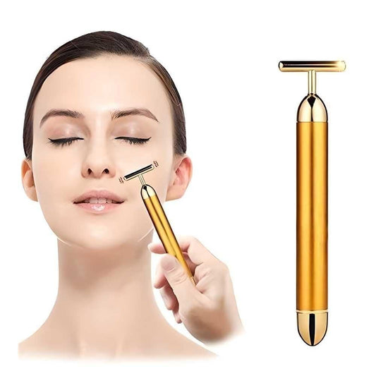 24K Gold Electric Facial Massager